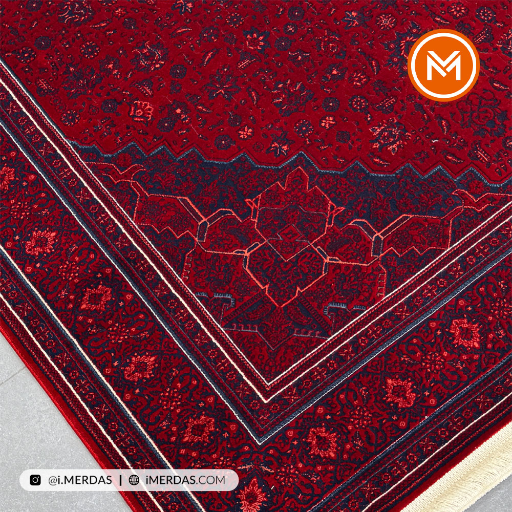 فرش گبه هریس دربار LSK زمینه تمام رنگ